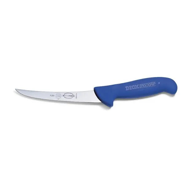 F.Dick ErgoGrip Boning Knife, Curved Blade, Flexible, 13cm, S-S/P