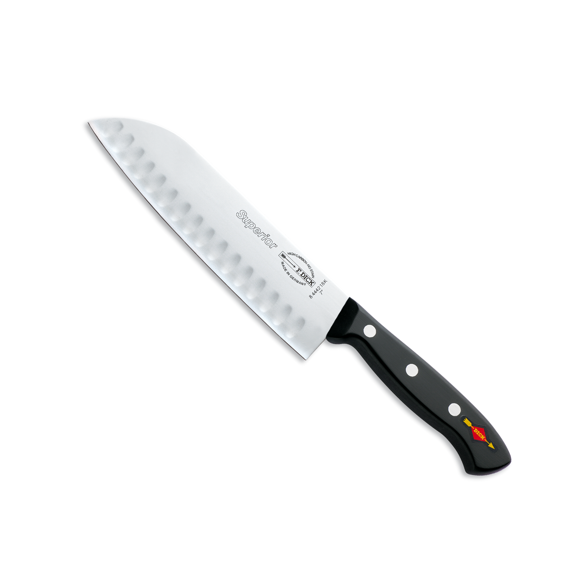 F.Dick Superior Santoku Kullenschliff, 18cm, C&C/P