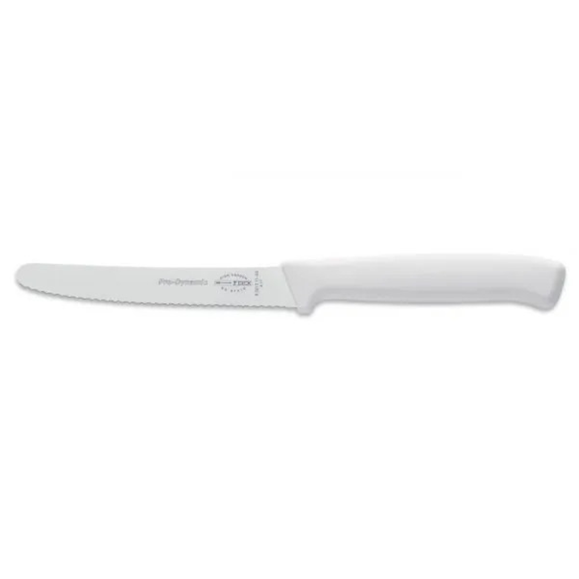 F.Dick Pro-Dynamic Utility Knife, Serrated Edge, 11cm, White, B/P