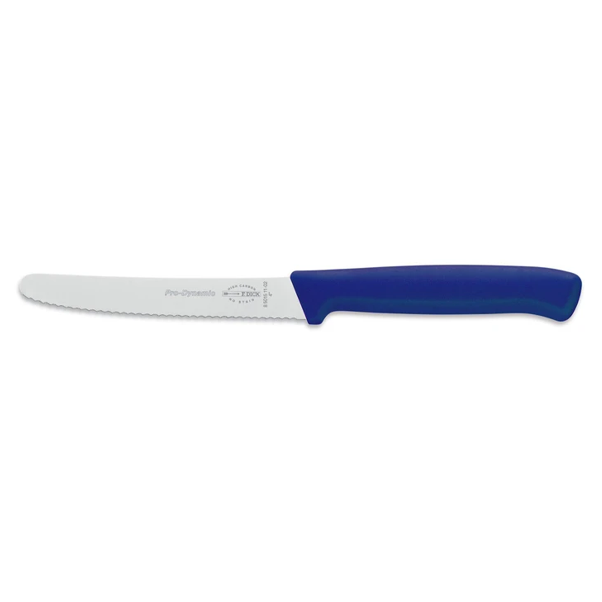 F.Dick Pro-Dynamic Utility Knife, Serrated Edge, 11cm, Blue, B/P