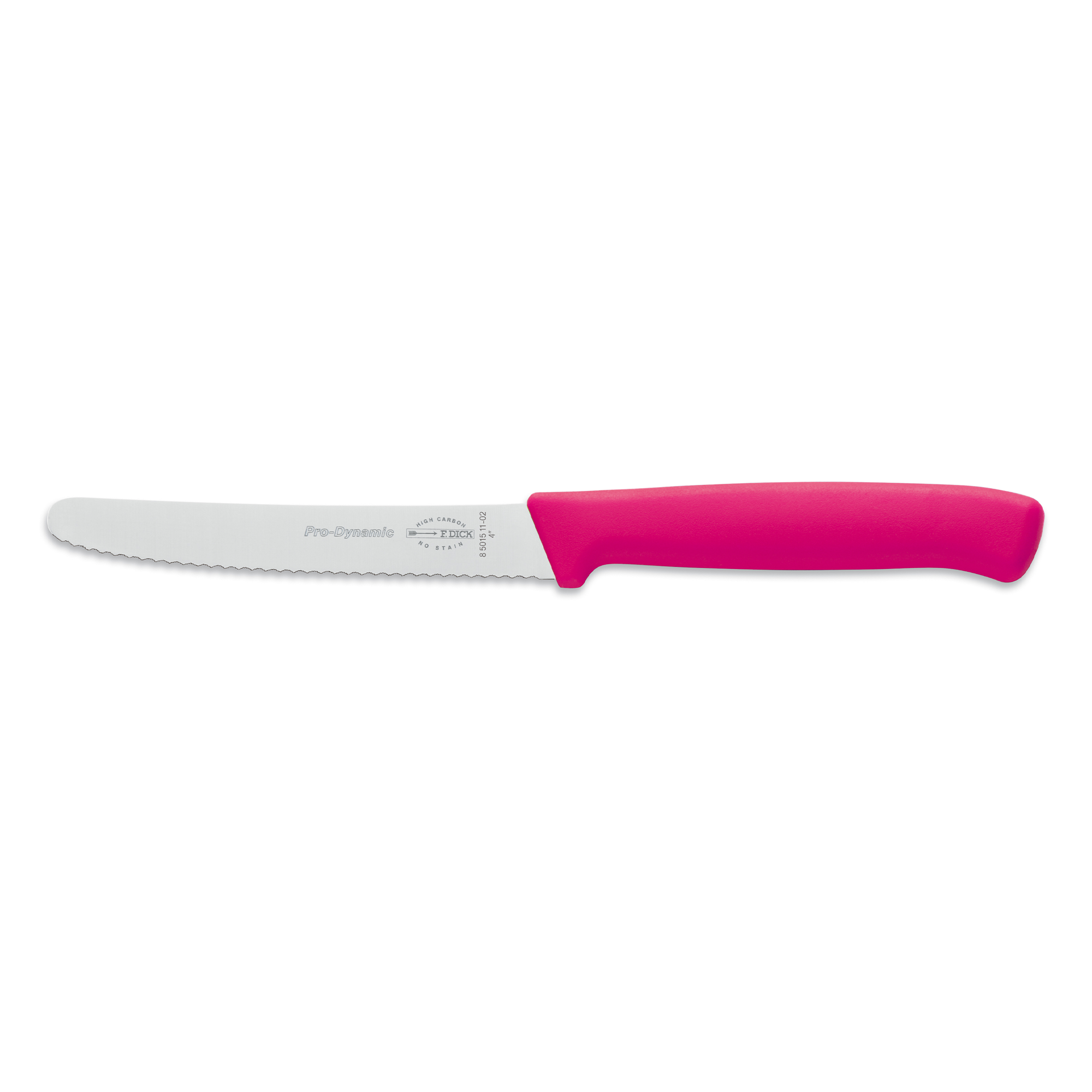 F.Dick Pro-Dynamic Utility Knife, Serrated Edge, 11cm, Pink, B/P