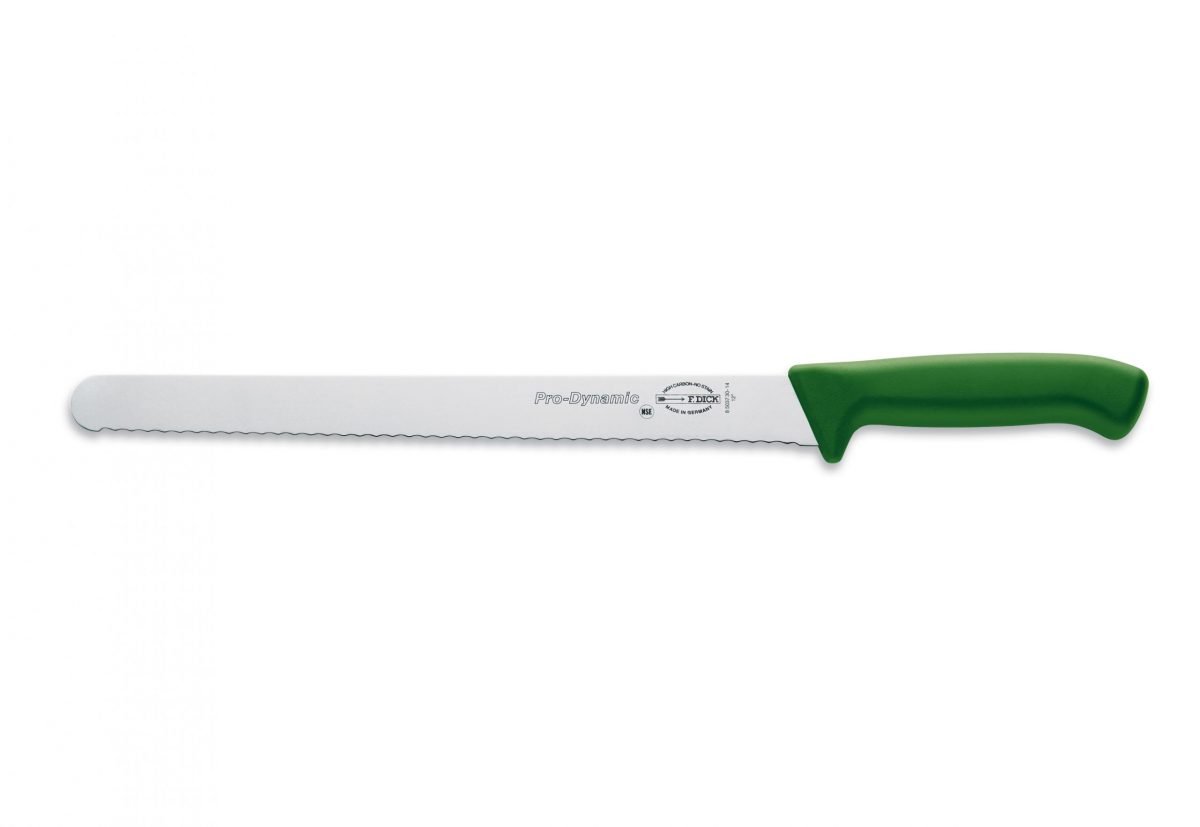F.Dick Pro-Dynamic Slicer, Serrated Edge, Green, 30cm, C&C/P