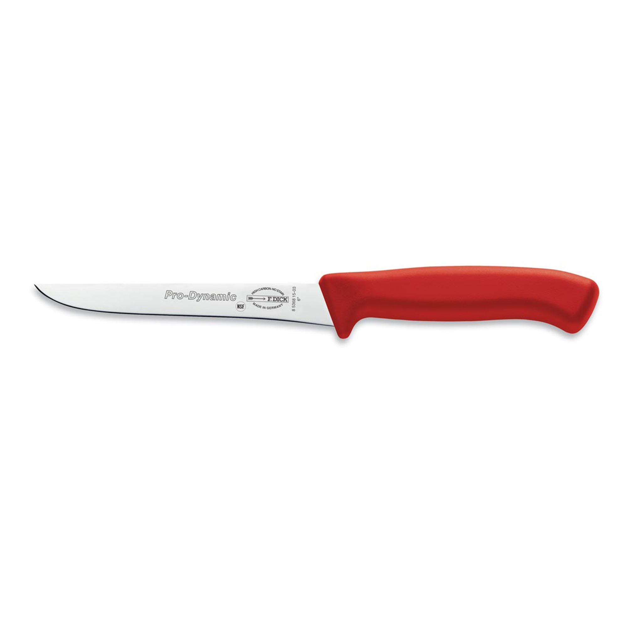 F.Dick Pro-Dynamic Boning Knife, Stiff, 15cm, Red, C&C/P