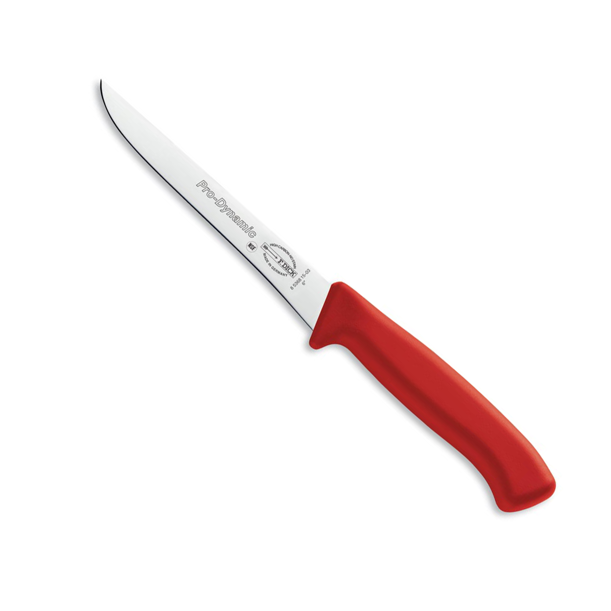 F.Dick Pro-Dynamic Boning Knife, Stiff, 15cm, Red, C&C/P