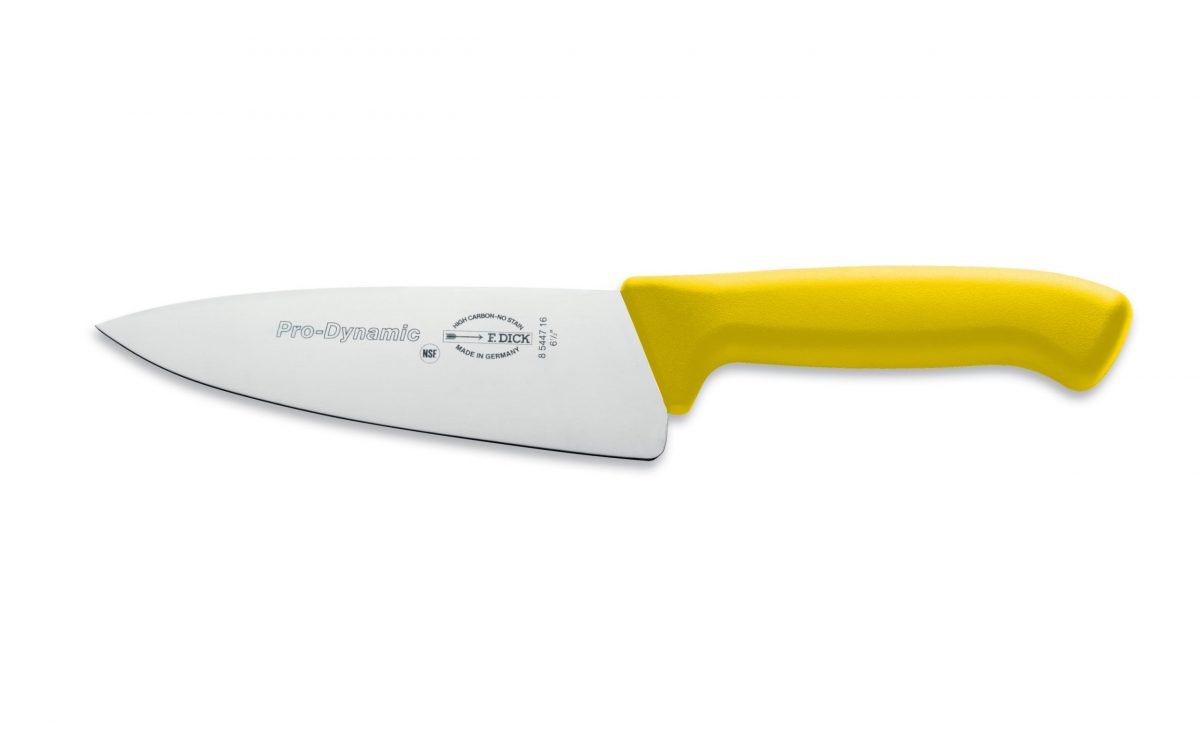 F.Dick Pro-Dynamic Chef's Knife, 16cm, Yellow, C&C/P