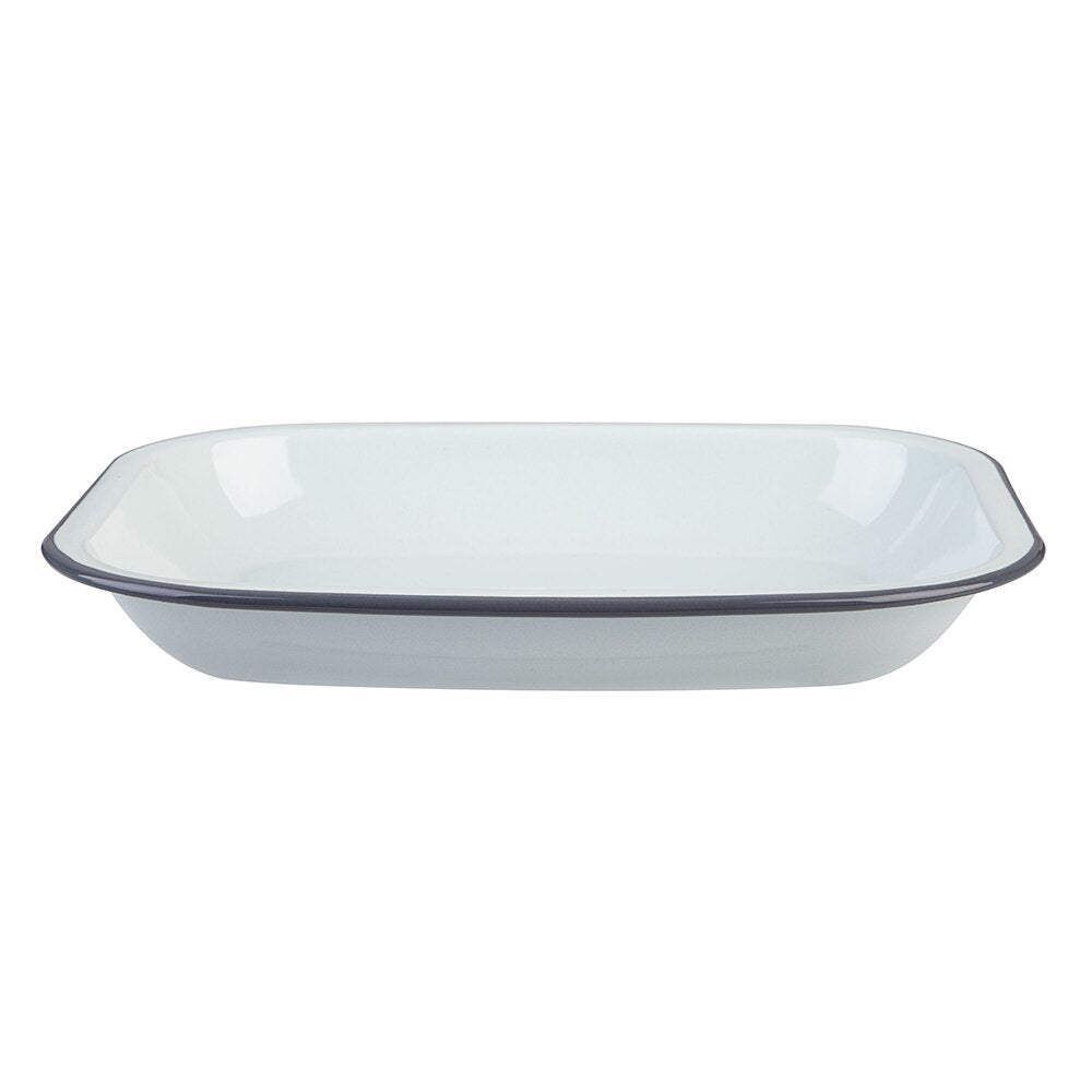 Falcon Enamel Mini Roaster 26cm - Duck Egg Blue with Grey Rim