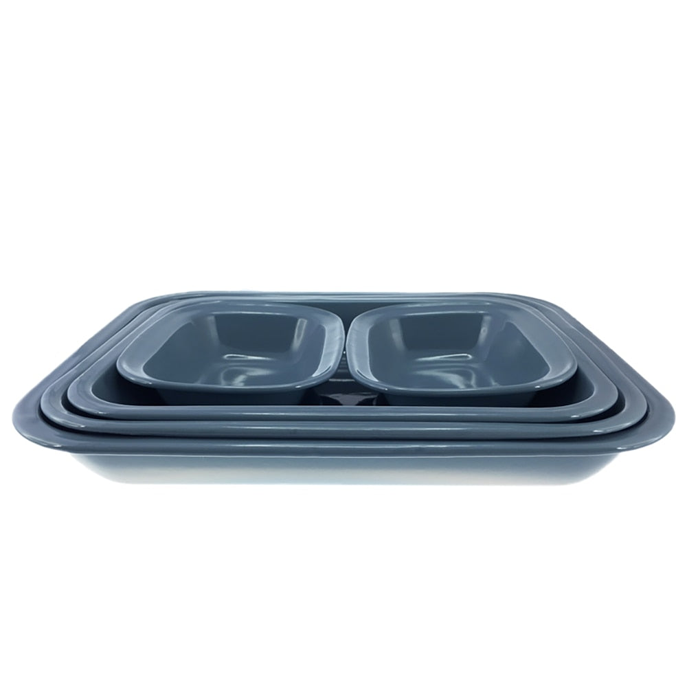 Falcon Enamel 5 Piece Bake Set - Grey