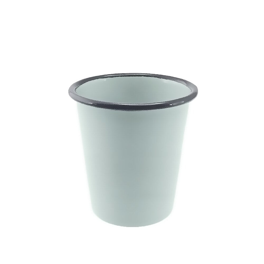 Falcon Enamel Tumbler 9cm (300ml) - Duck Egg Blue with Grey Rim