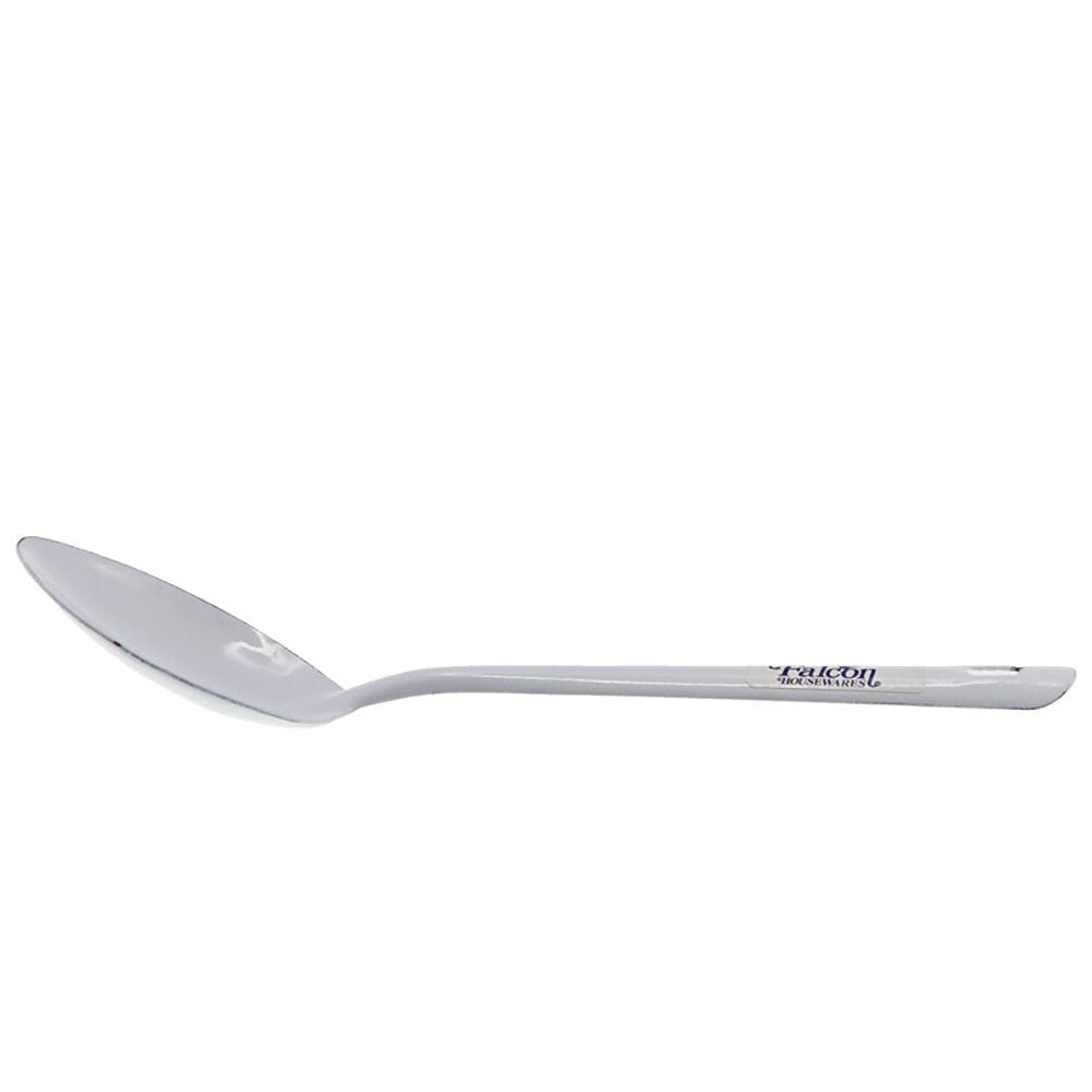 Falcon Enamel Serving Spoon 30cm - White