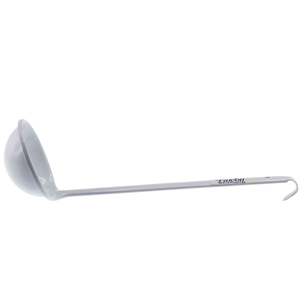 Falcon Enamel Soup Ladle 30cm - White