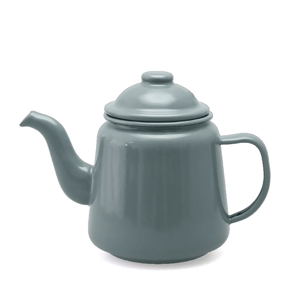 Falcon Enamel Teapot 12cm (950ml) - Grey