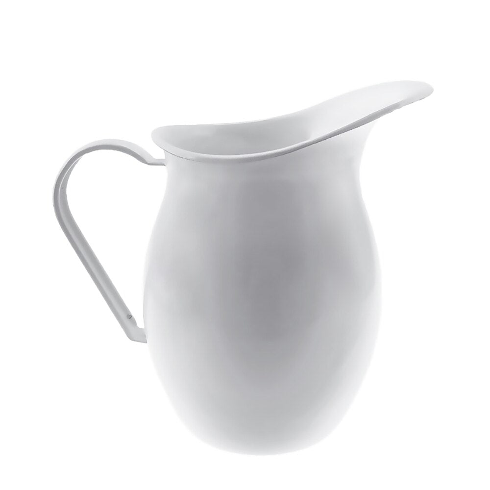 Falcon Enamel Water Pitcher 14cm (1.5L) - White