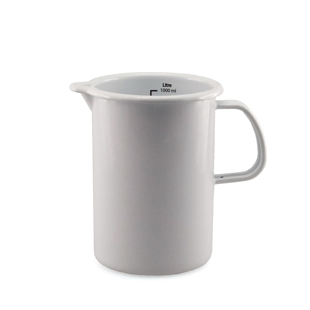 Falcon Enamel Measuring Jug 15cm (1L) - White