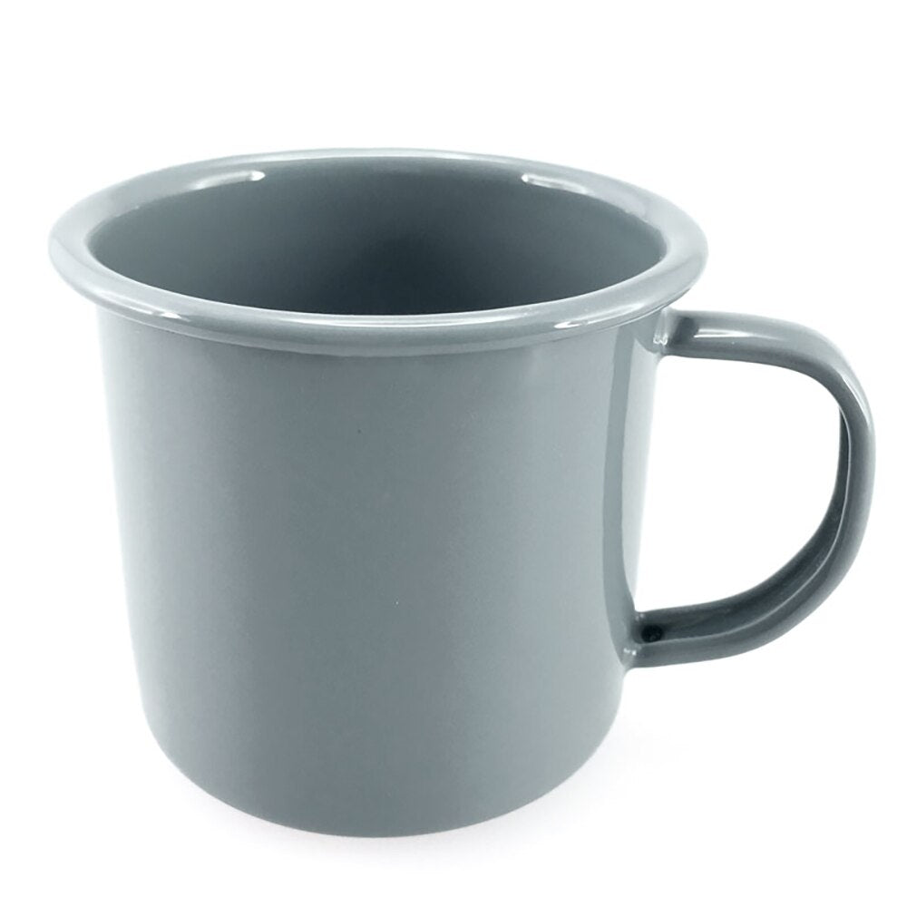 Falcon Enamel Mug 9cm (500ml) - Grey