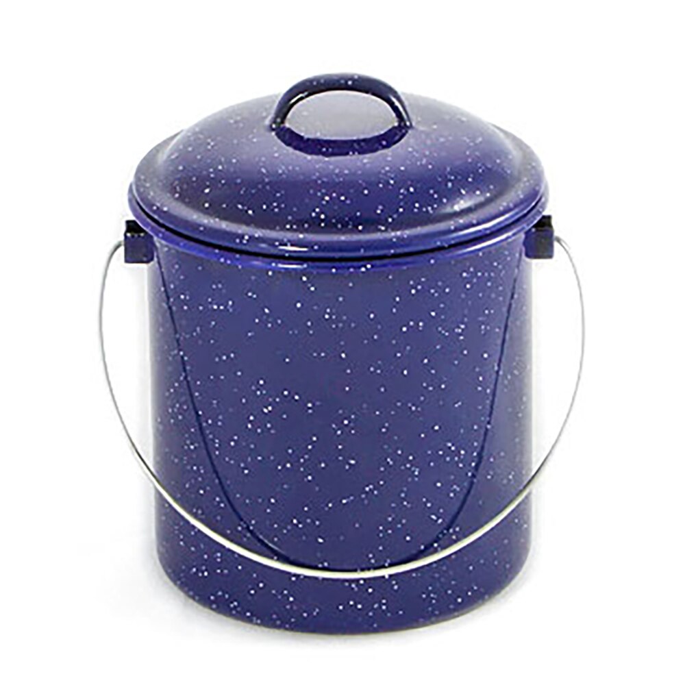 Falcon Enamel Billy/Rice Cooker 1.3L 12cm - Blue with White Speckle