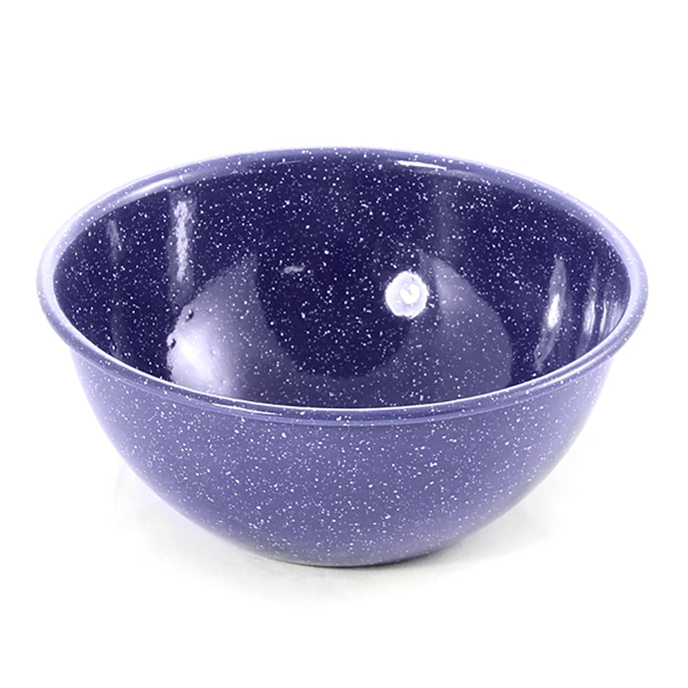 Falcon Enamel Deep Cereal Bowl 16cm - Blue with White Speckle