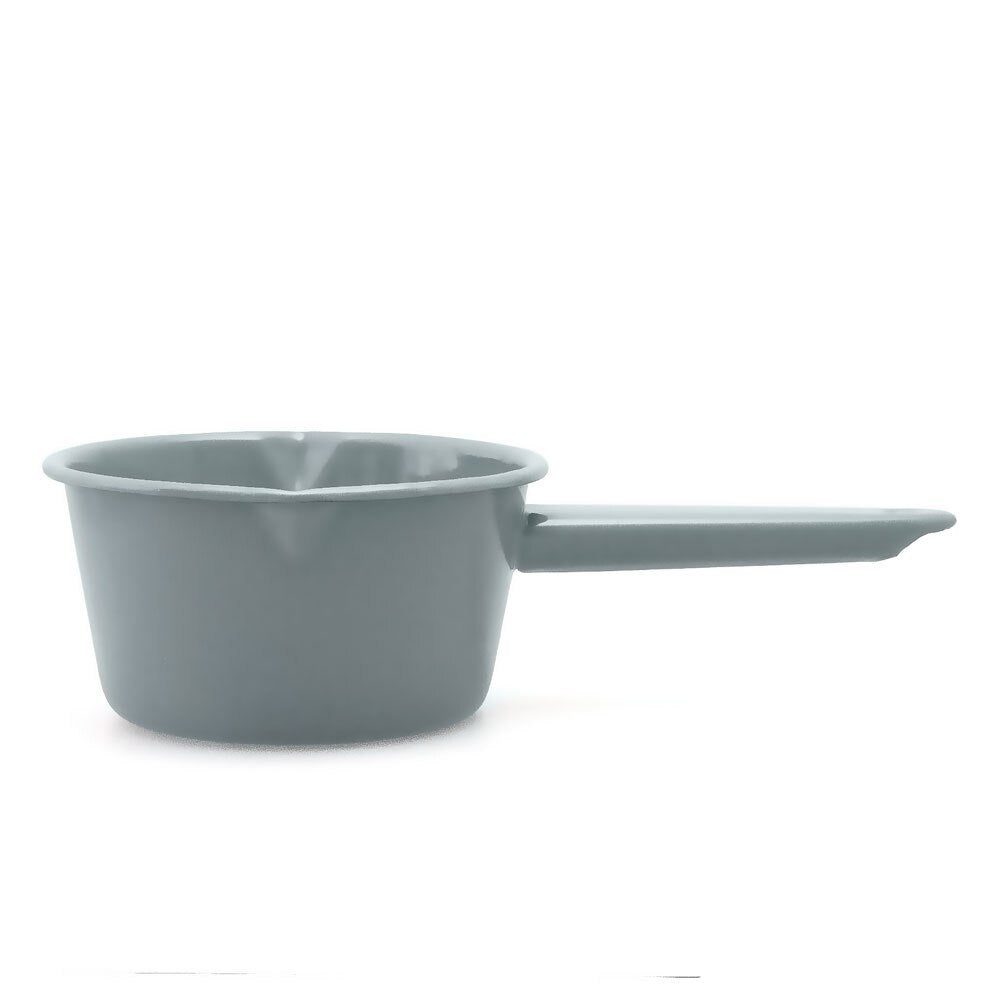 Falcon Enamel Milk Saucepan 14cm (850ml) - Grey