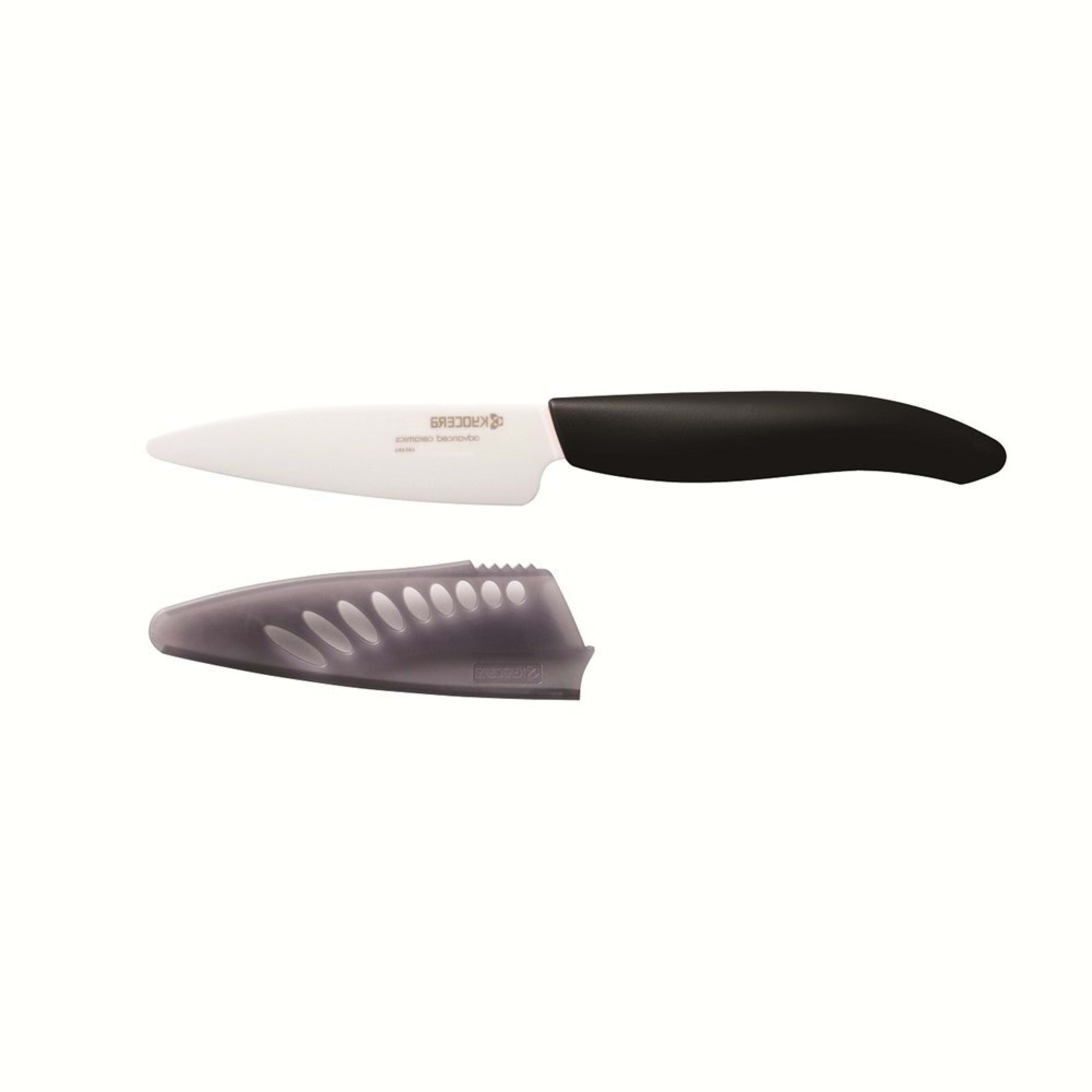 Kyocera Ceramic Utility Knife with Sheath - White Blade 9.5cm