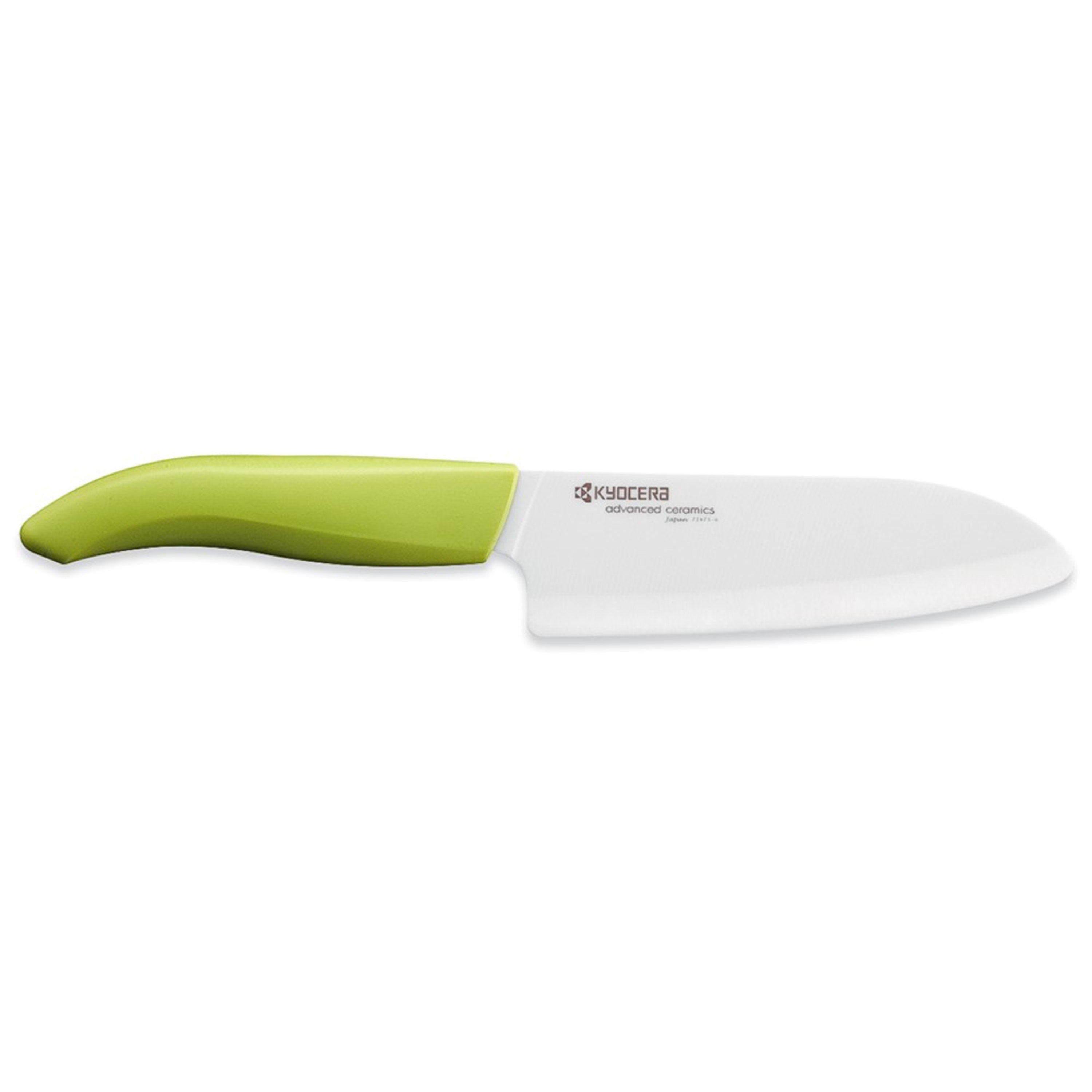 Kyocera Ceramic Santoku Knife - White Blade 14cm