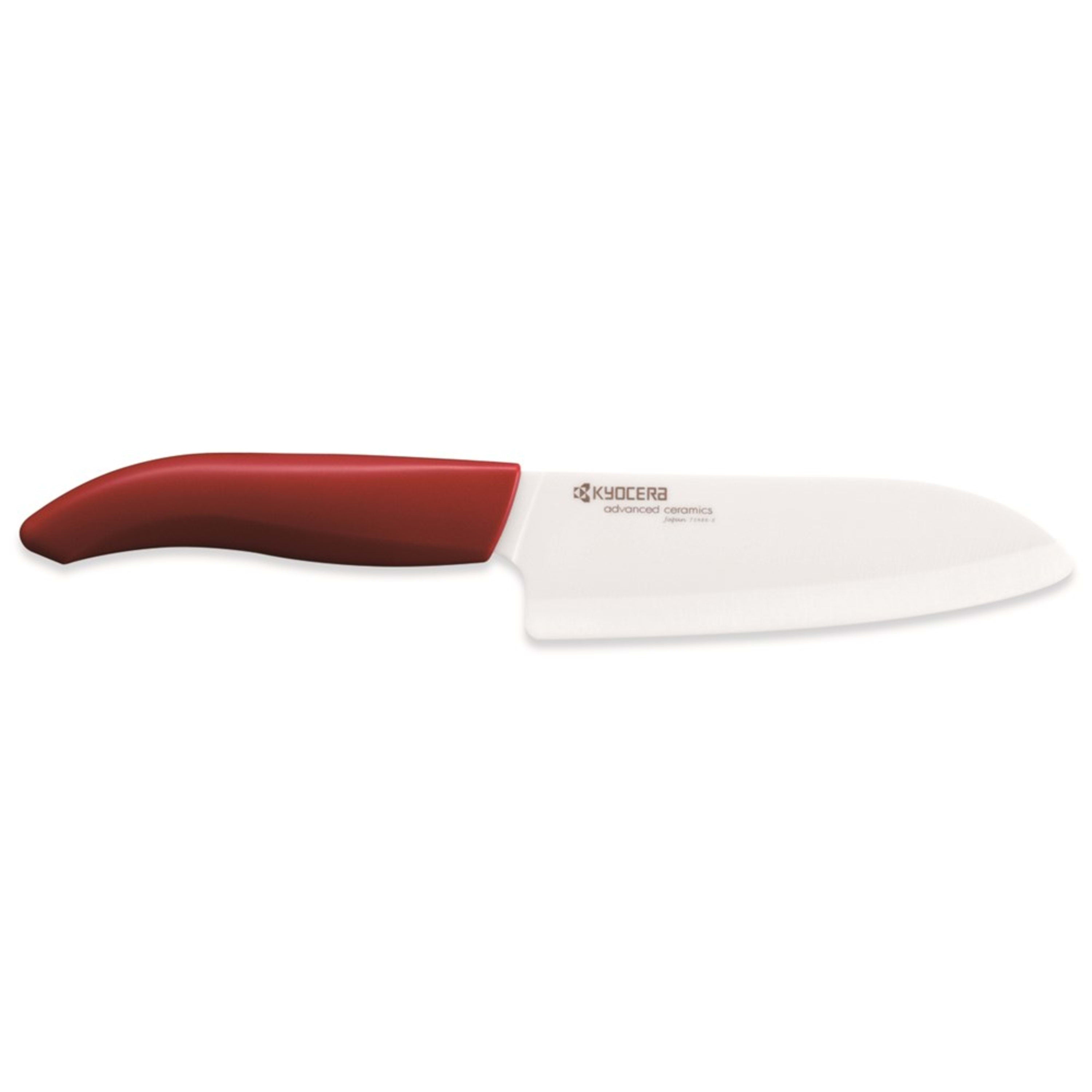 Kyocera Ceramic Santoku Knife - White Blade 14cm