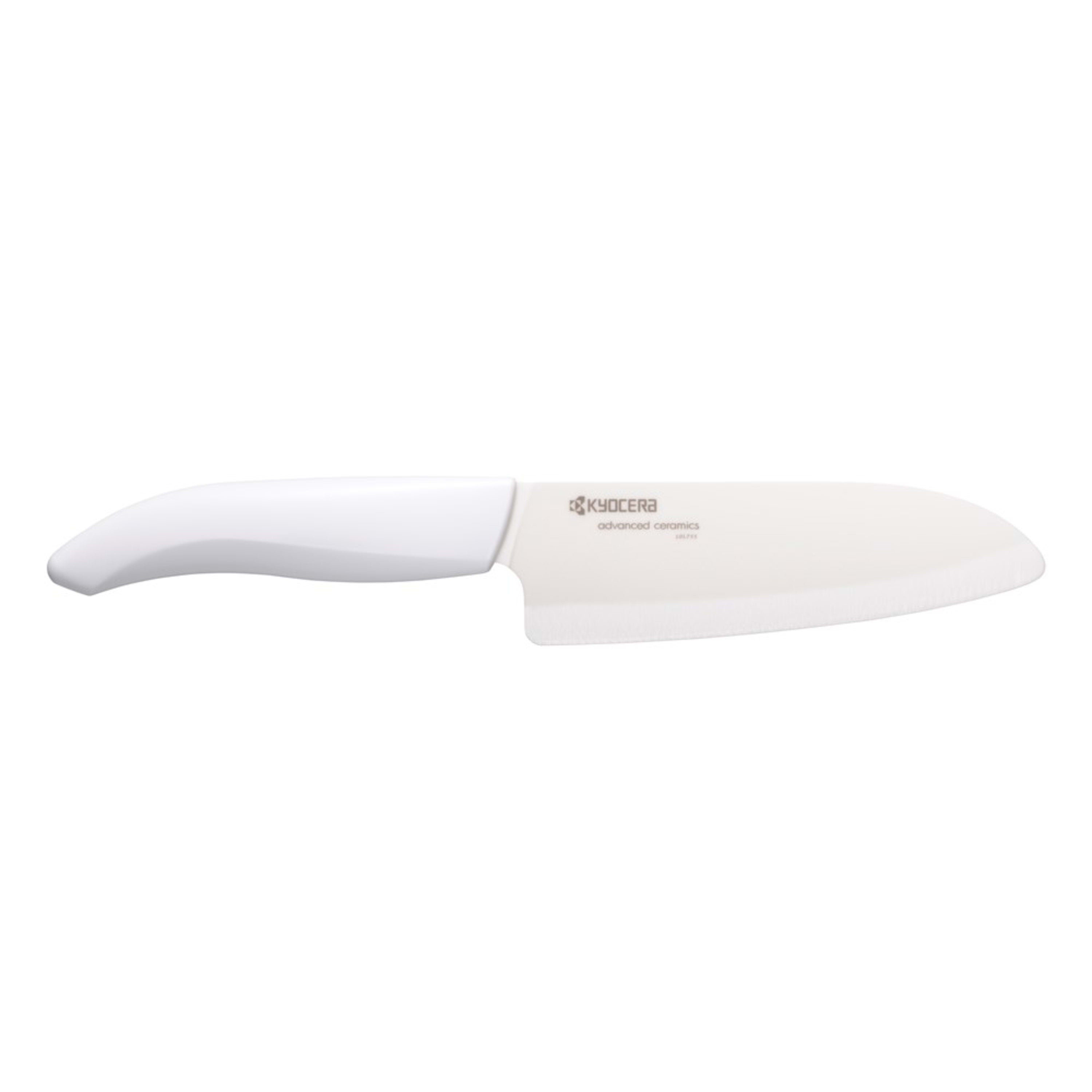 Kyocera Ceramic Santoku Knife - White Blade 14cm