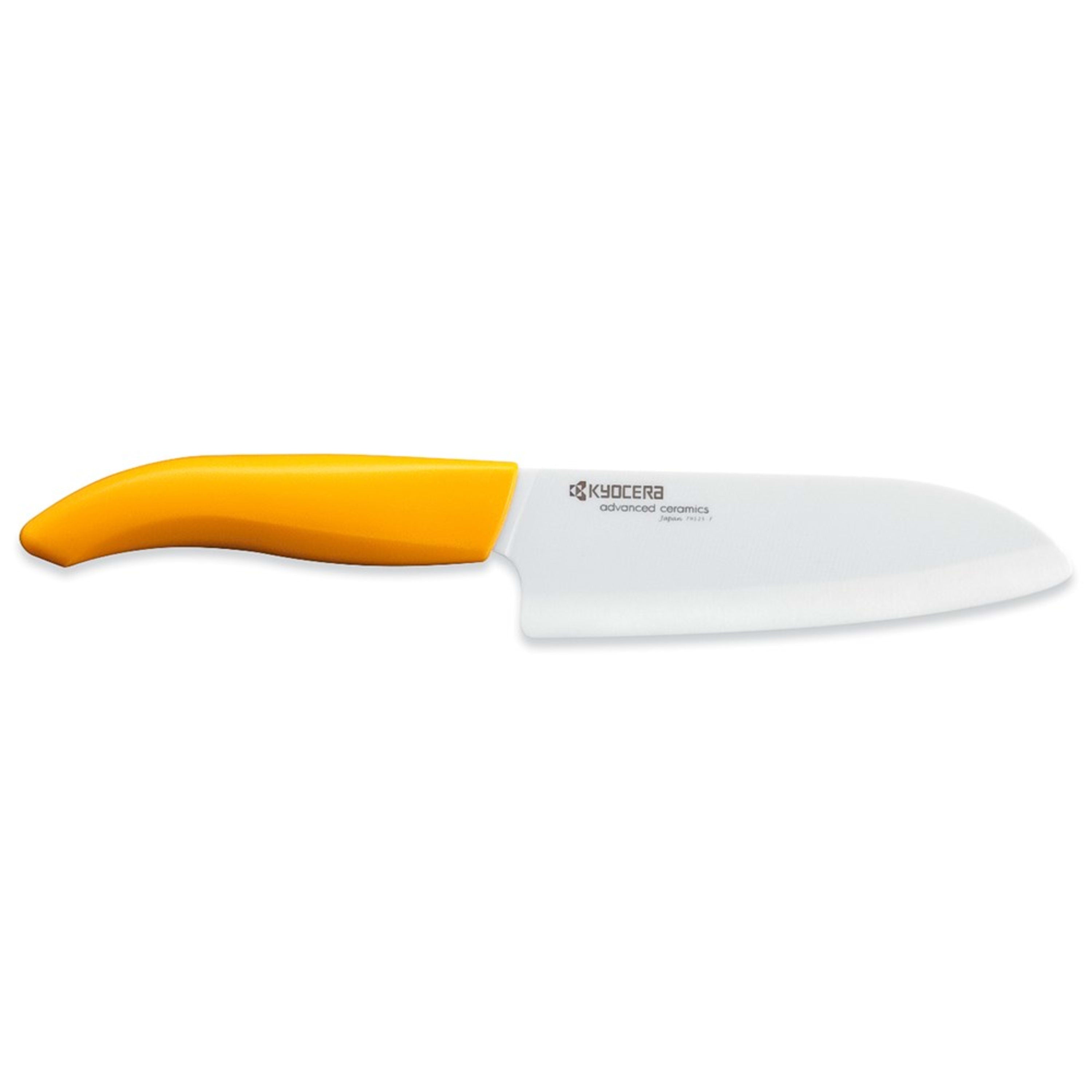 Kyocera Ceramic Santoku Knife - White Blade 14cm