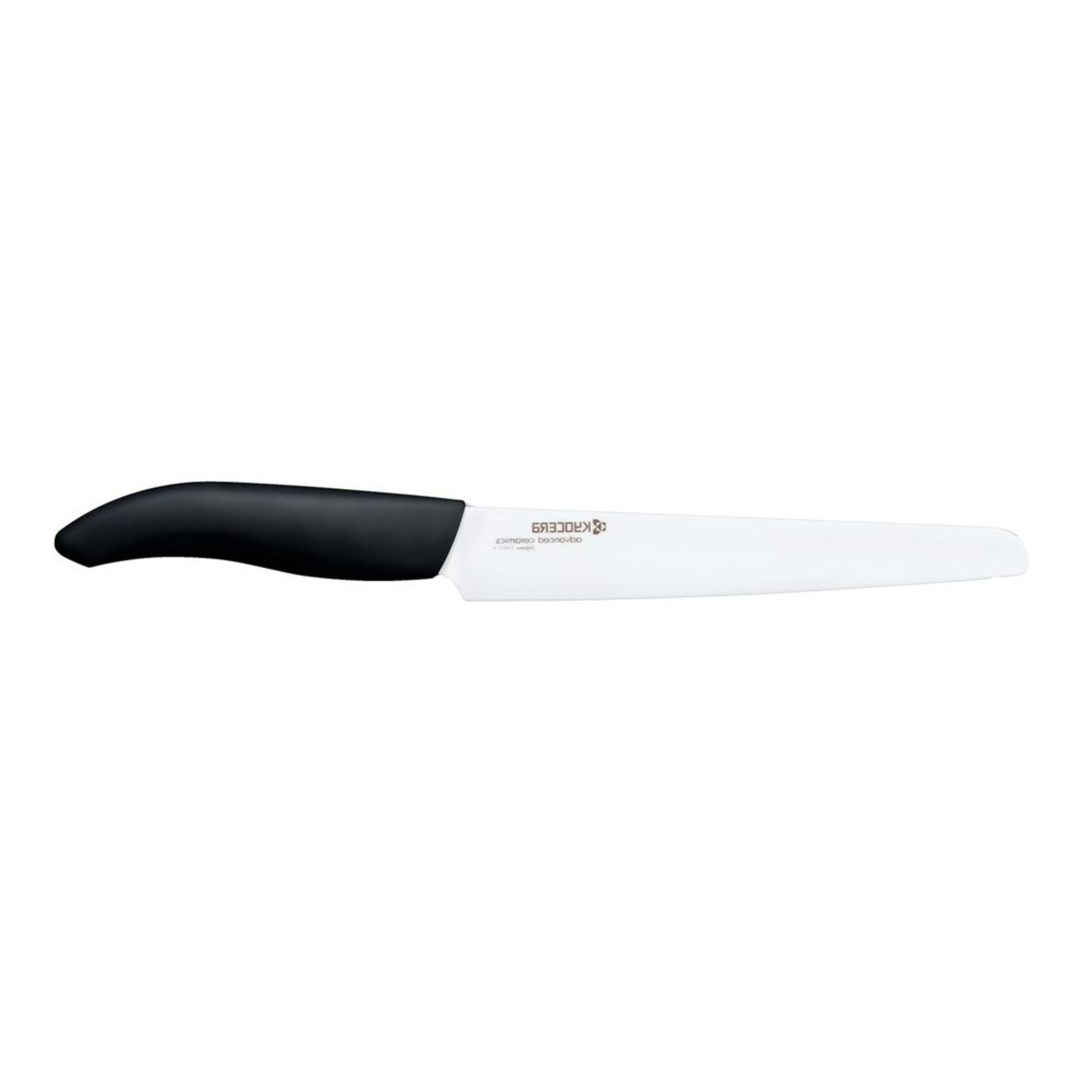 Kyocera Ceramic Serrated Bread Knife - White Blade 18cm