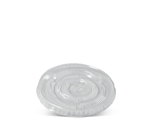 ecoware PET Flat Lid 90mm with X Slot (Carton of 1000)