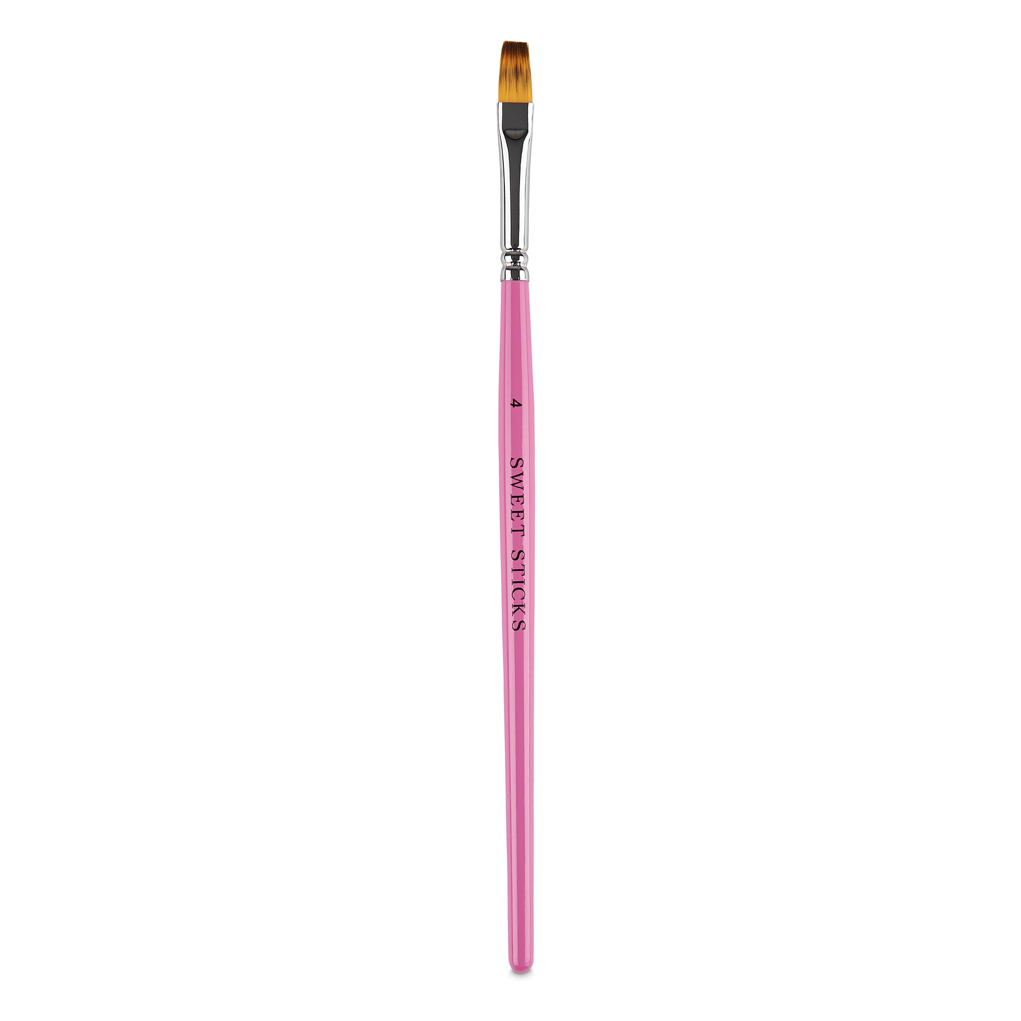 SWEET STICKS Flat Paint Brush No. 4