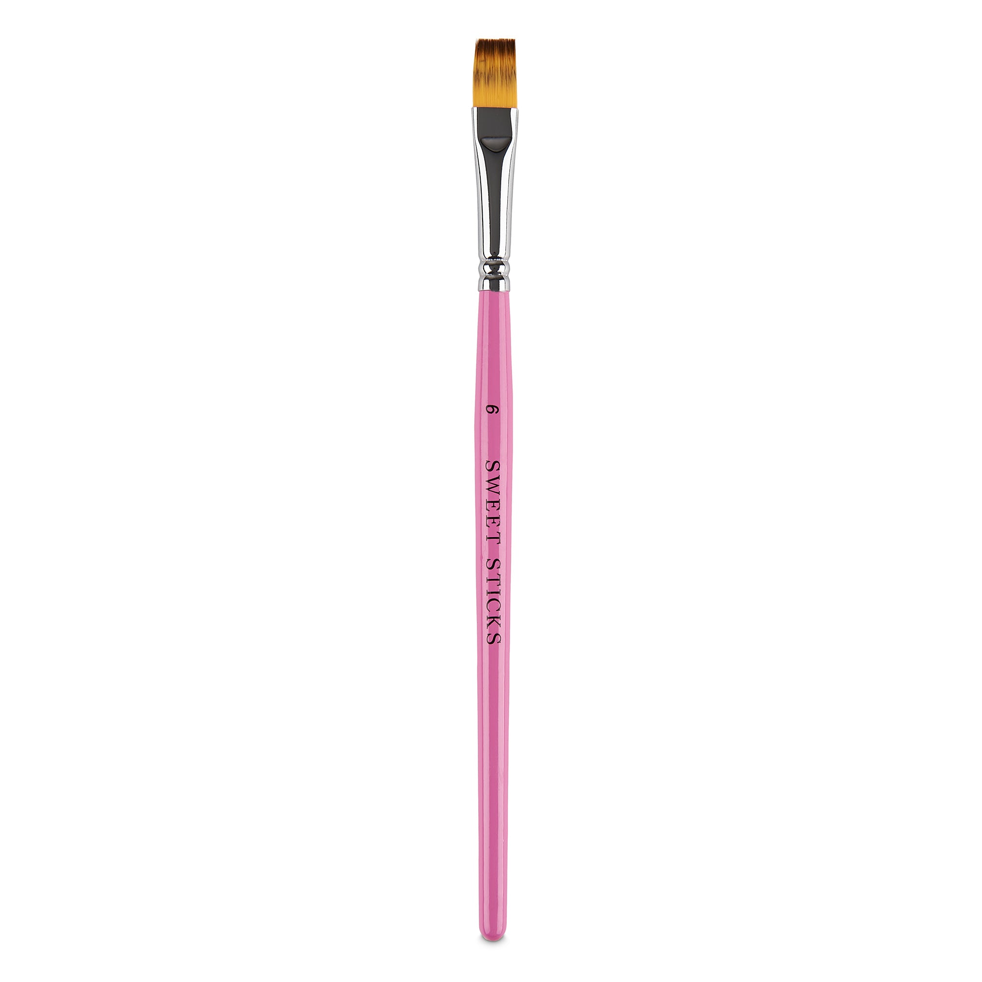 SWEET STICKS Flat Paint Brush No. 6