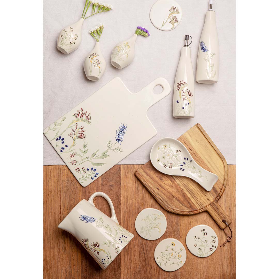 Ladelle Flora 4pk Coaster