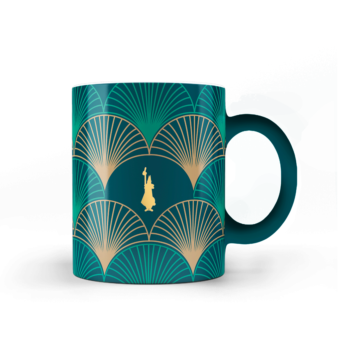 Bialetti Mug Green Déco Glamour 330ml Porcelain Mug
