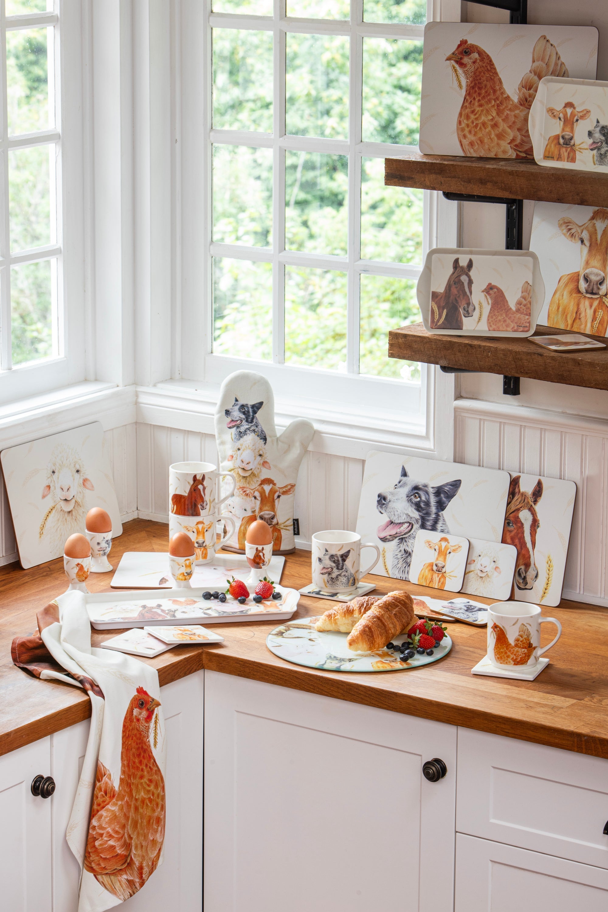 Ashdene Farmyard Faces 2 Travel Mug