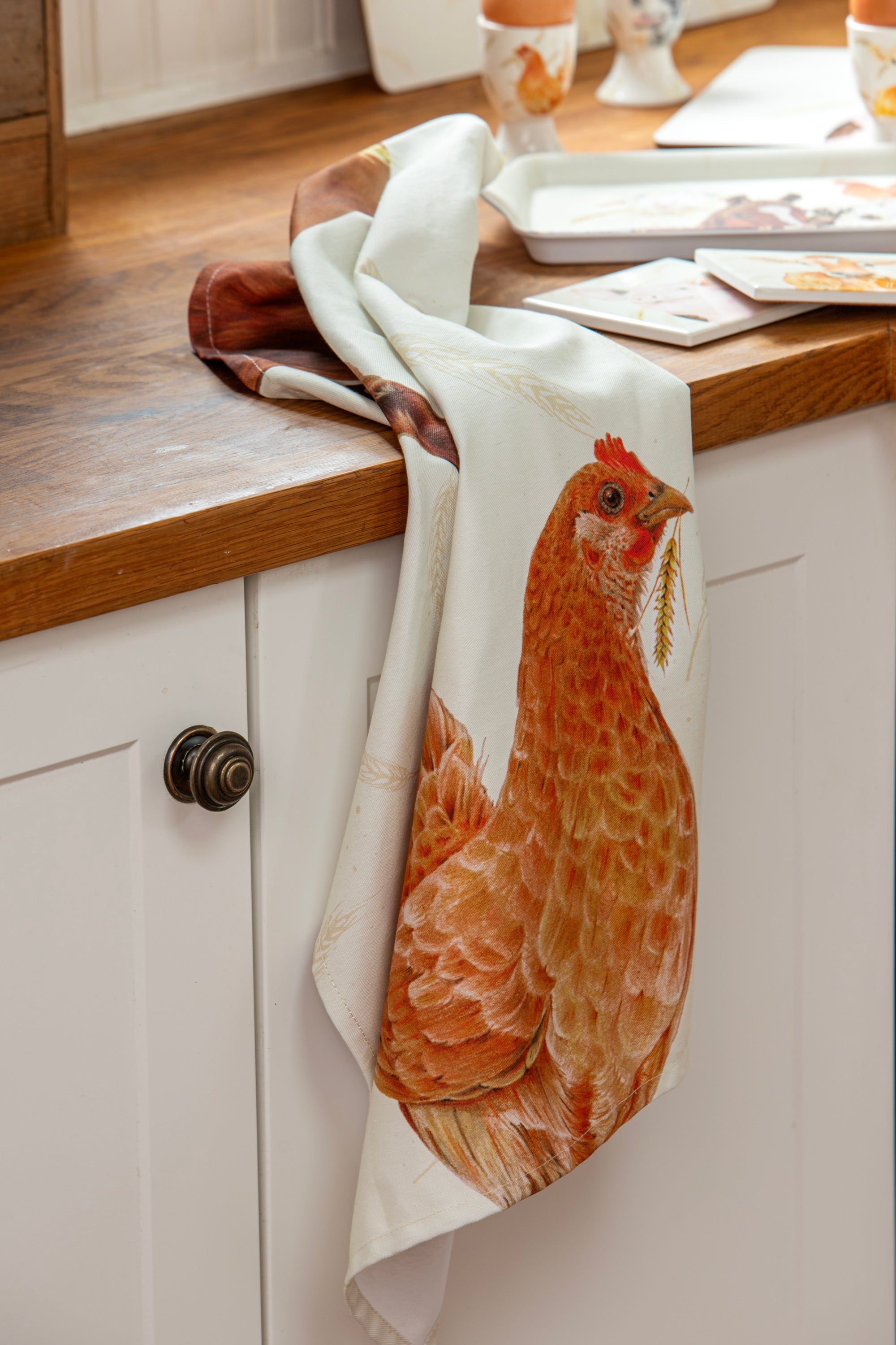 Ashdene Farmyard Faces 2 2pk Kitchen Towel