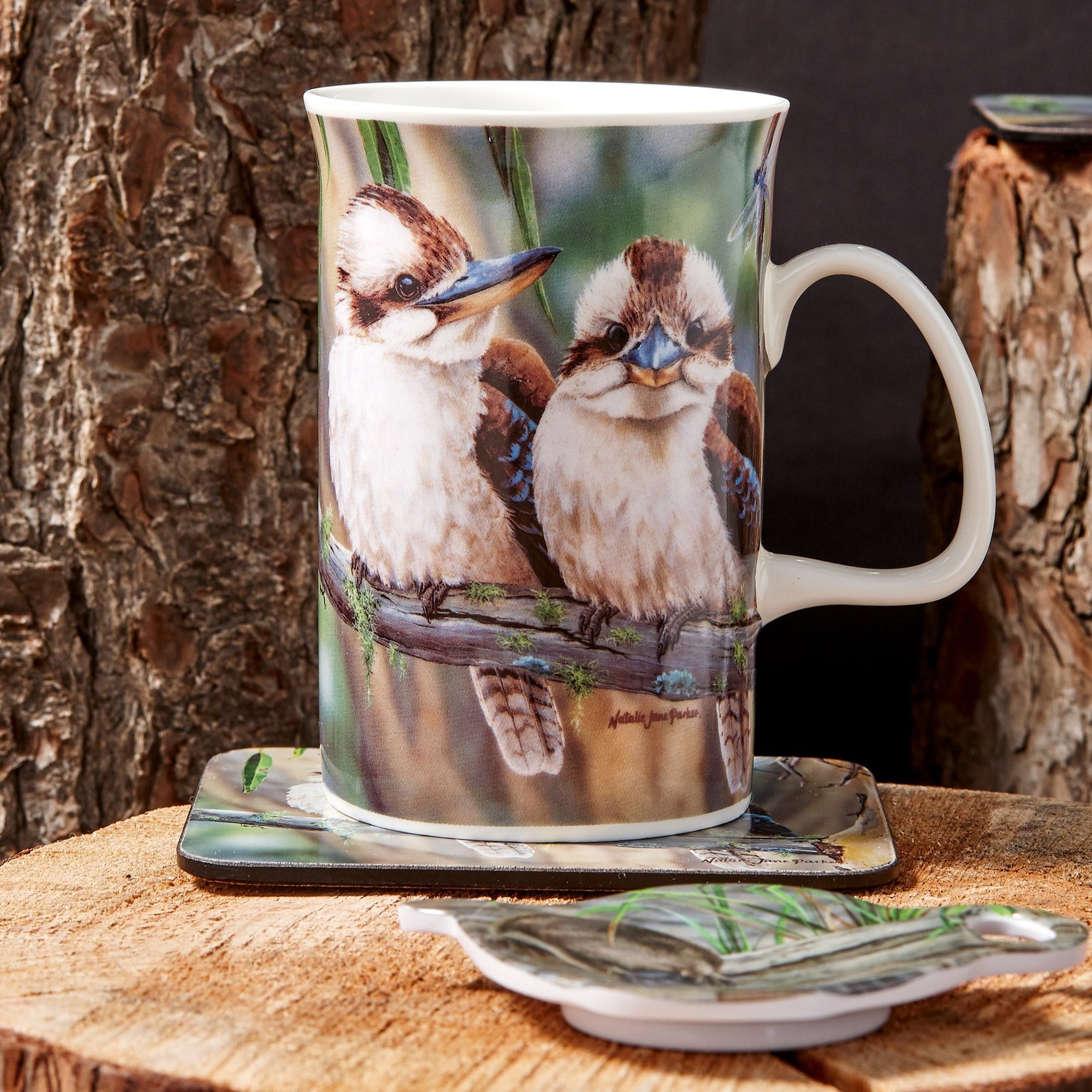 Ashdene Fauna of Aus Kookaburras Can Mug
