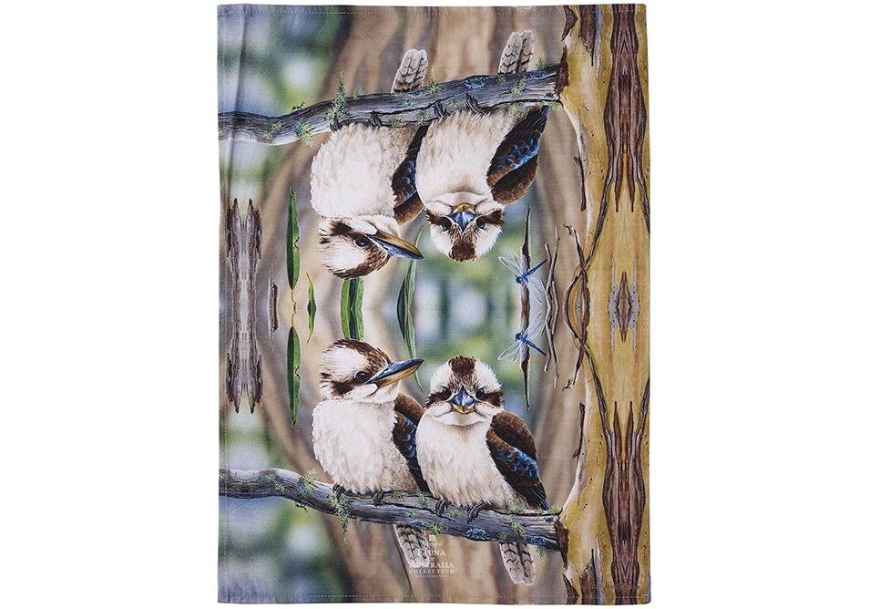 Ashdene Fauna of Aus Kookaburras Kitchen Towel