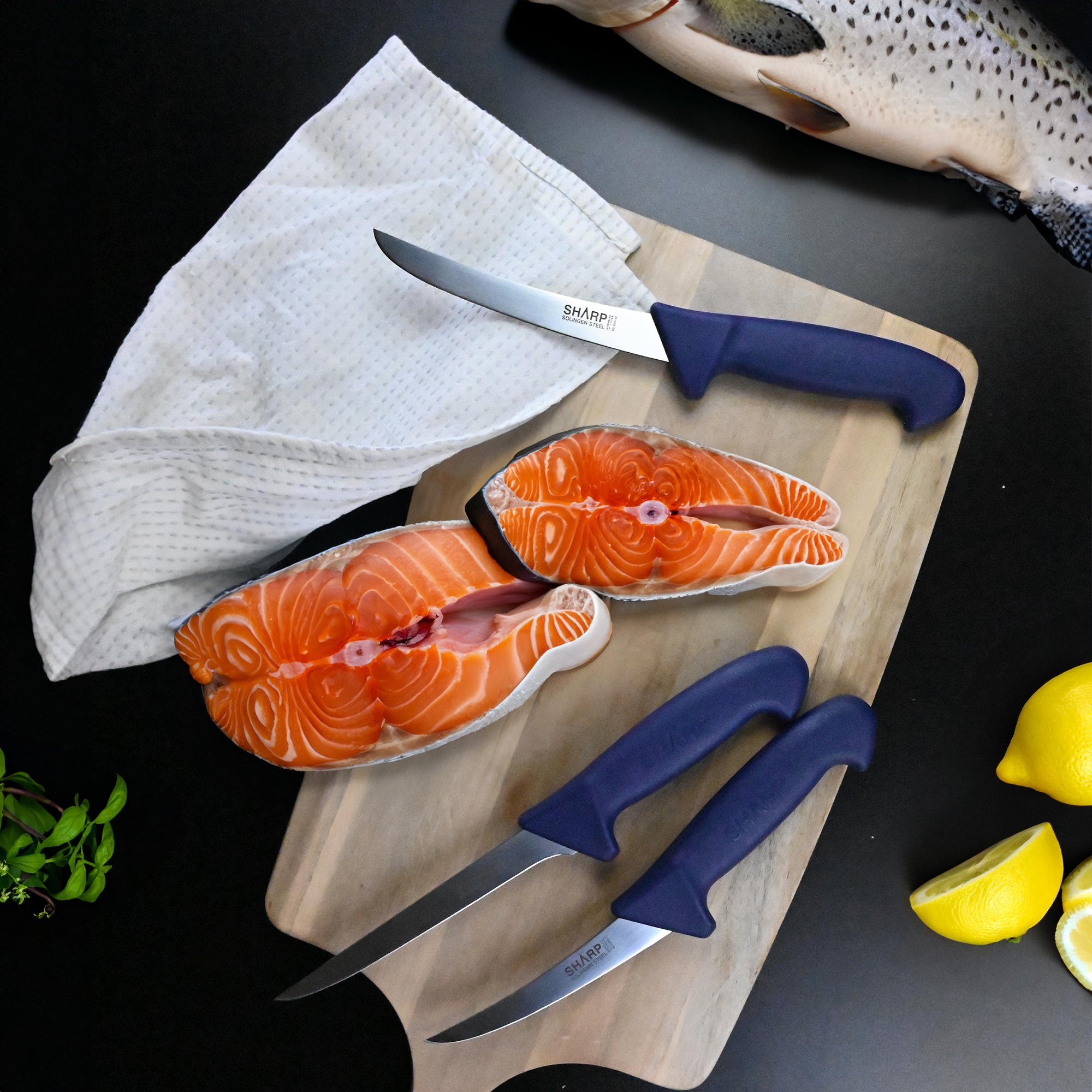 Sharp Knives 3pc Butcher’s Kit