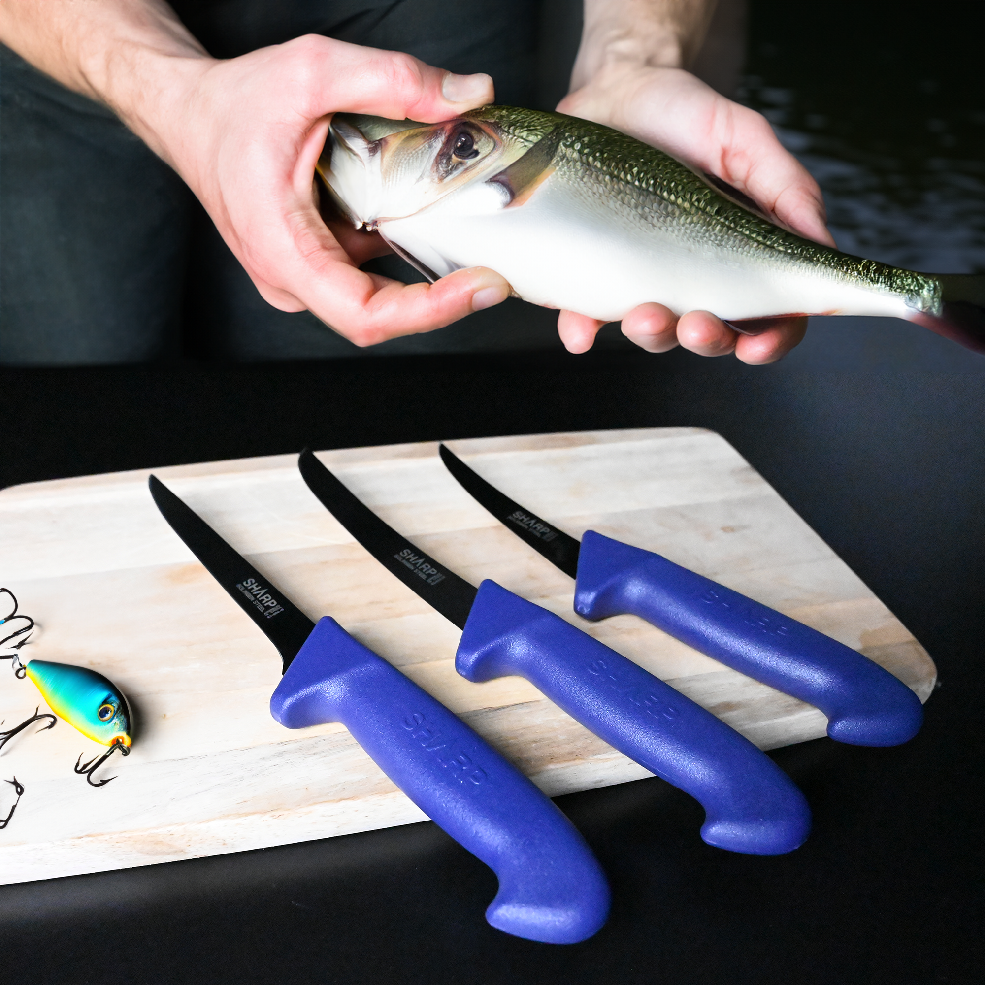 Sharp Knives 3pc Butcher’s Kit