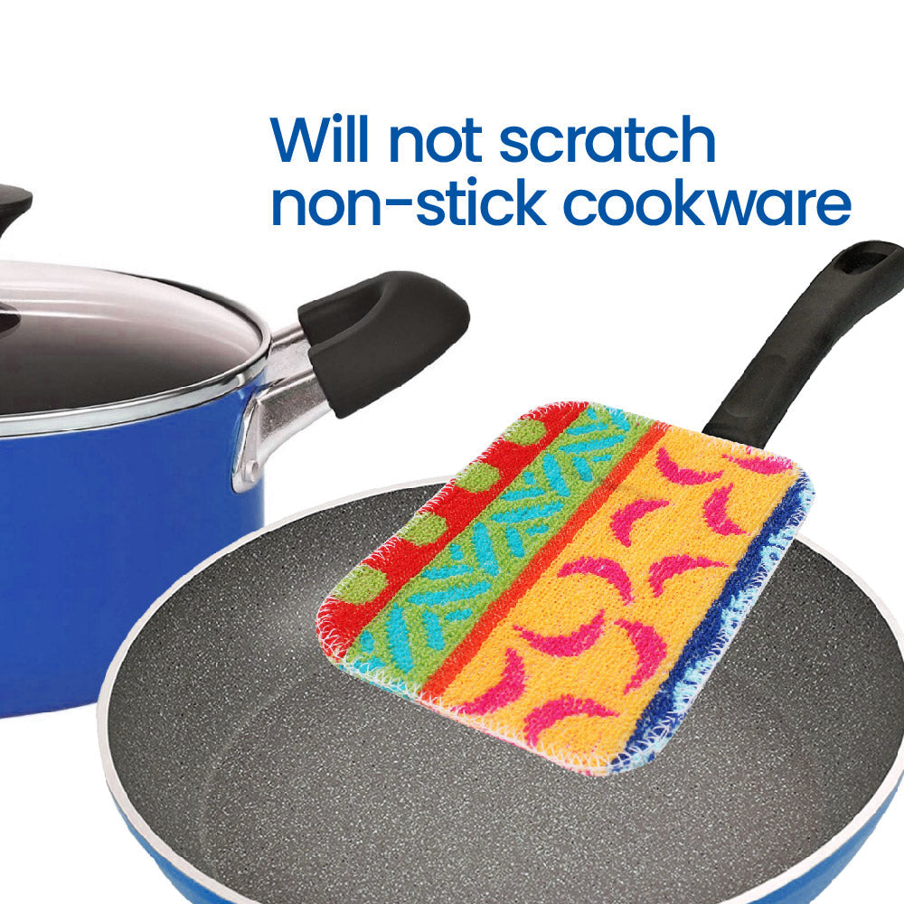 White Magic Scrubtastic Flat Pot Scrubber