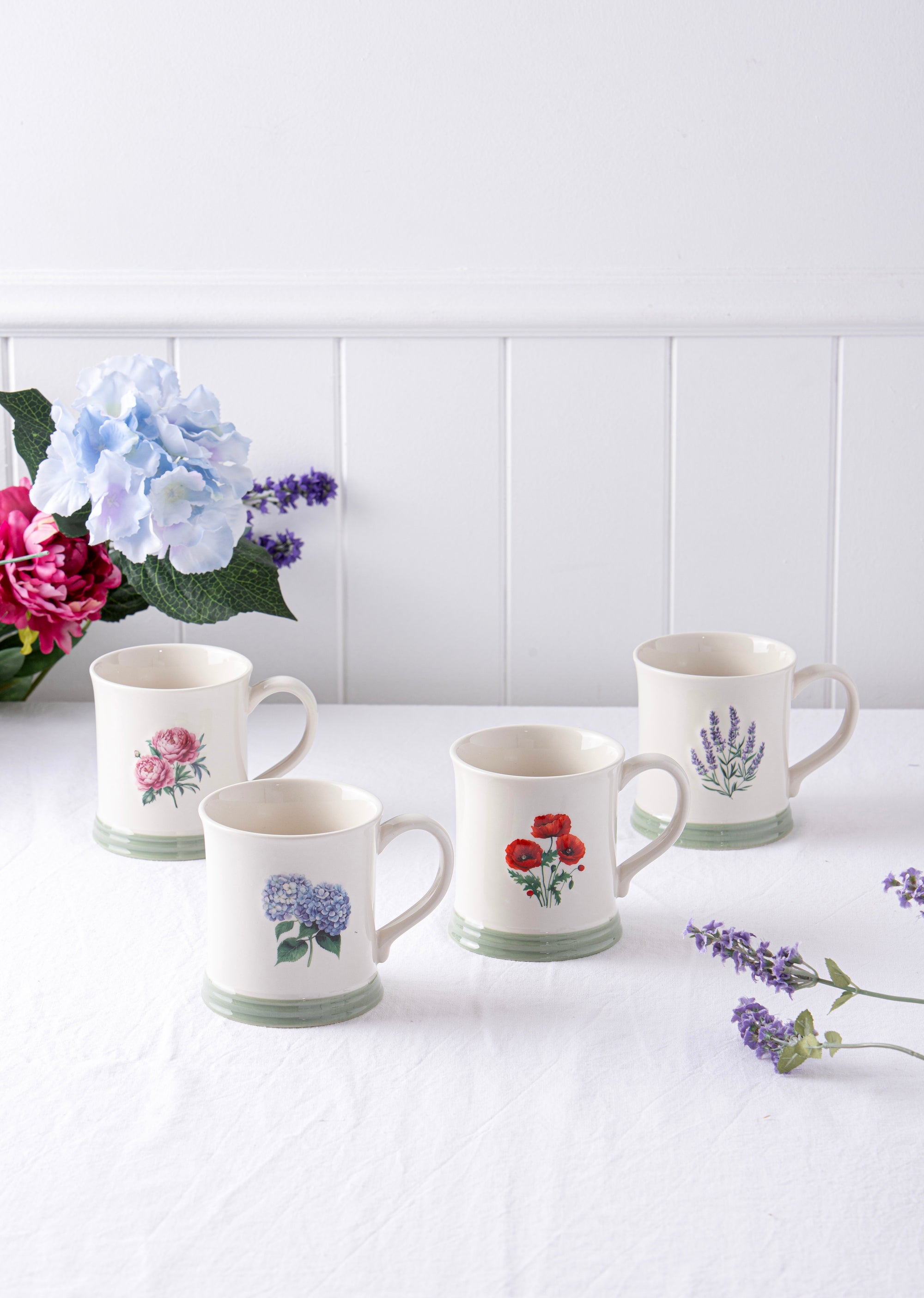 Ashdene Floral Collective Assorted 4pk Mug