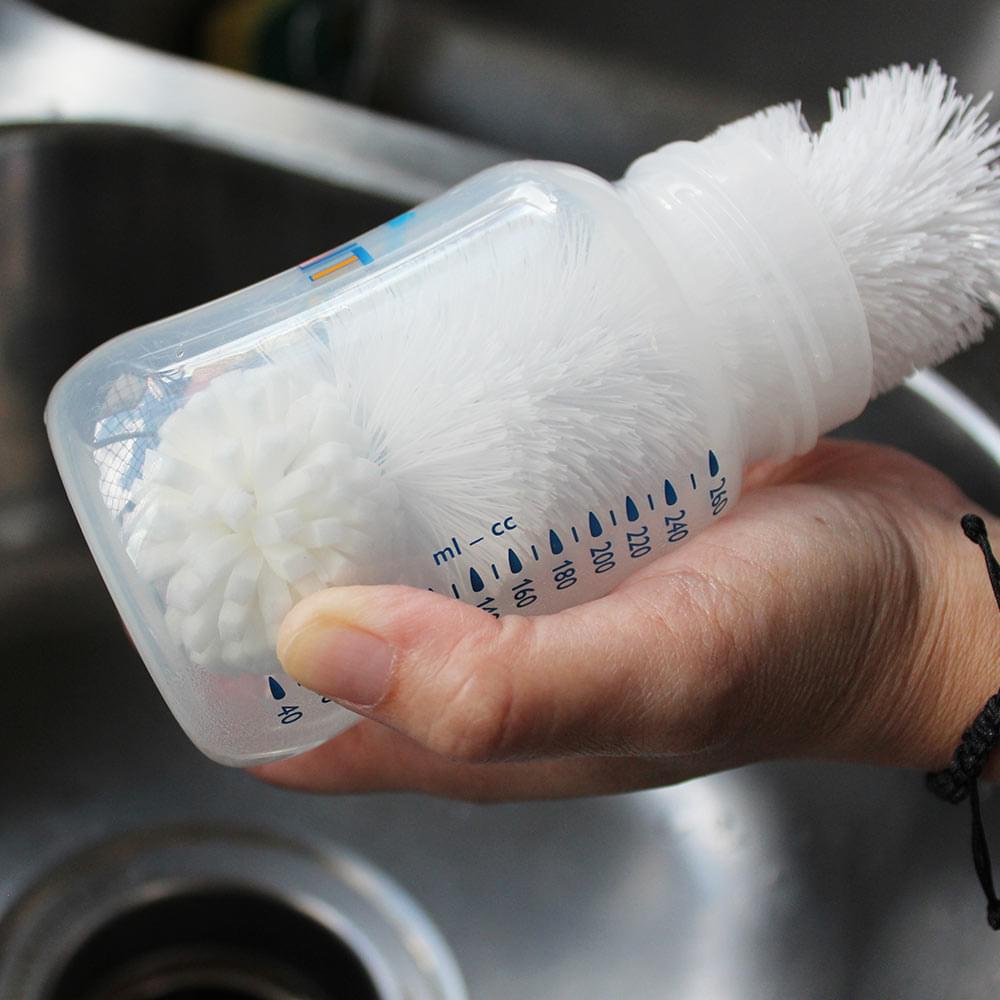 Foam Tipped Travel Mug Washing Brush