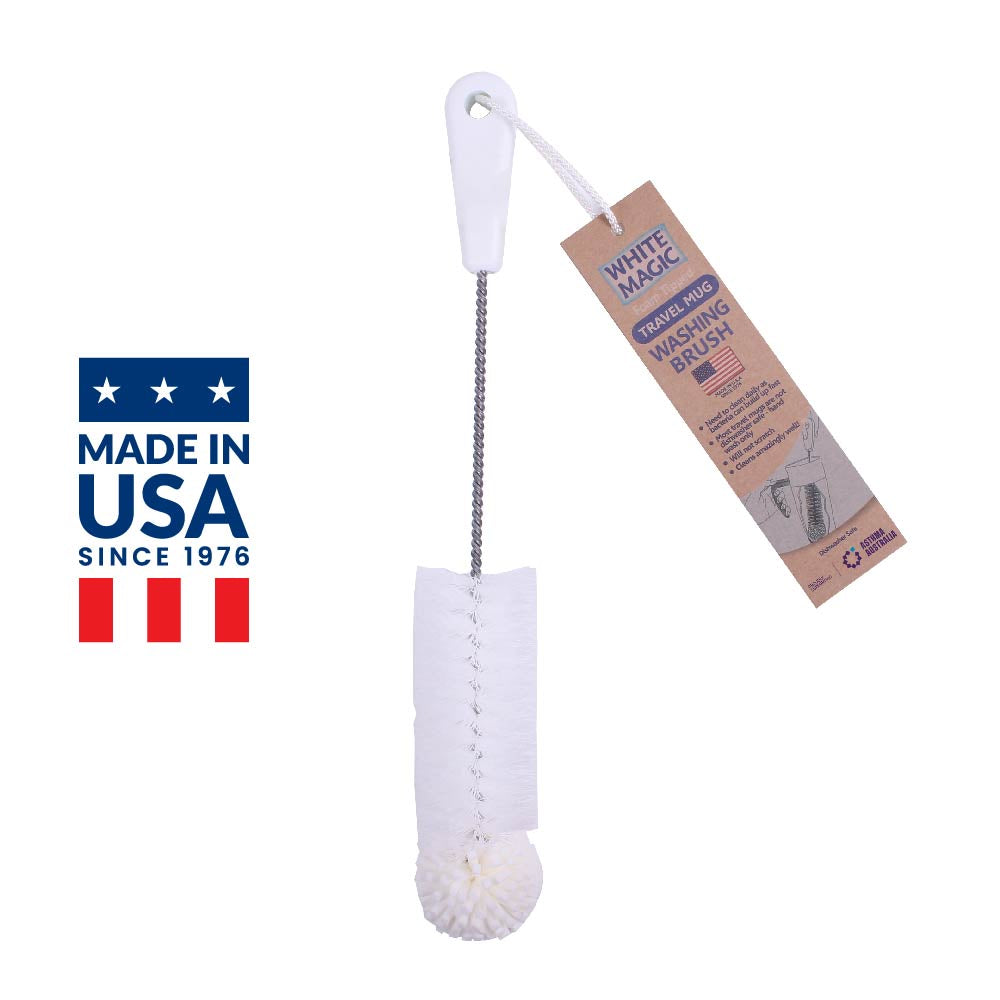 Foam Tipped Travel Mug Washing Brush
