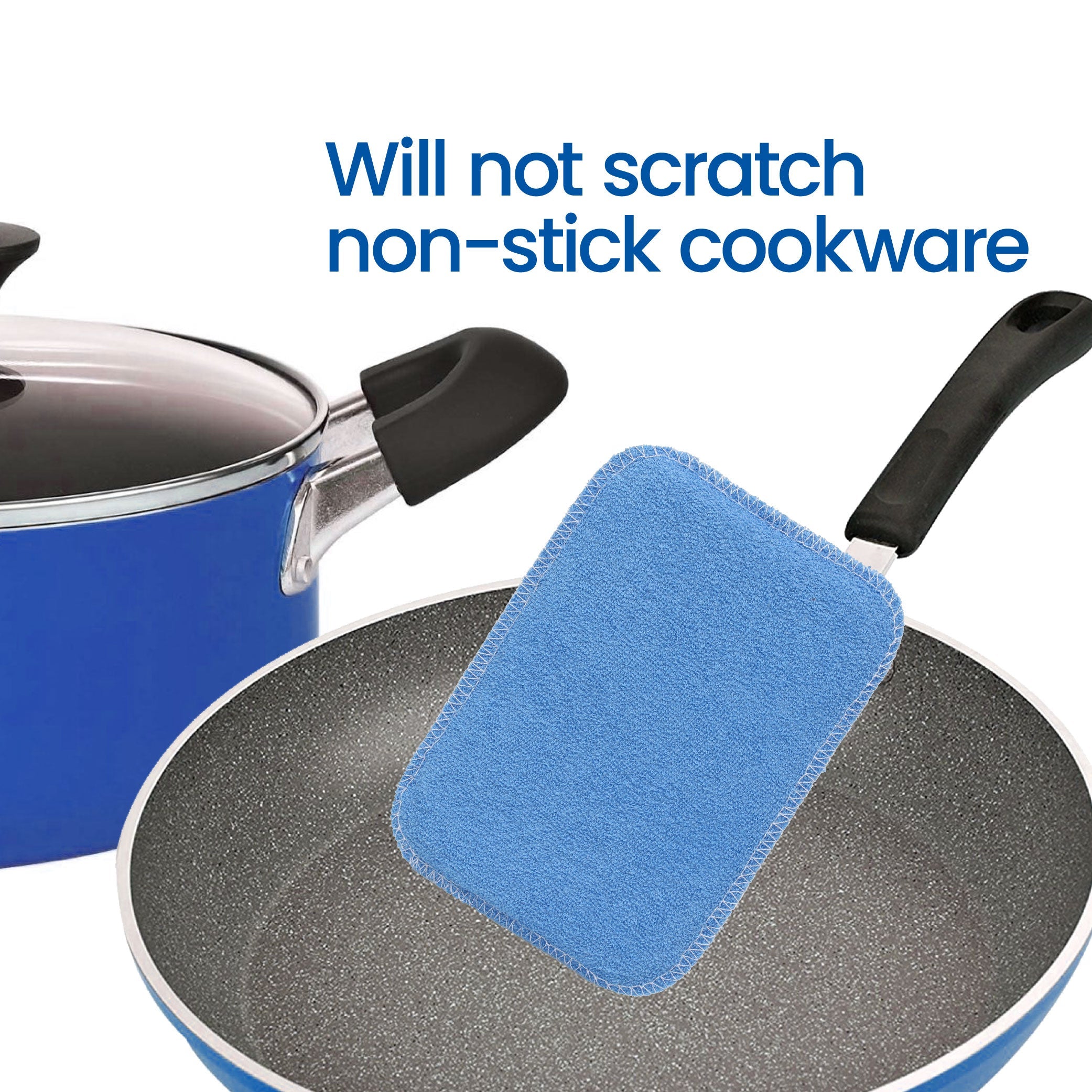 White Magic Scrubtastic Foam Pot Scrubber