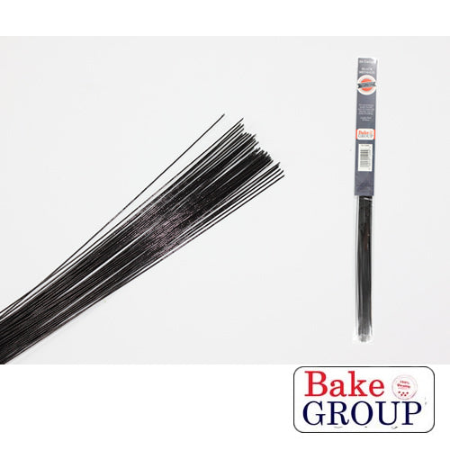 Bake Group Flower Wire 24 Gauge Metallic Black