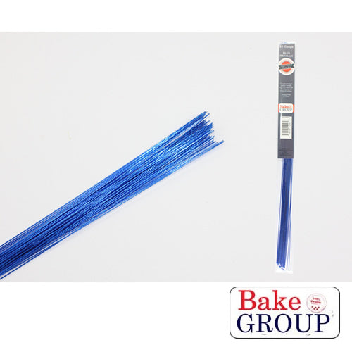 Bake Group Flower Wire 24 Gauge Metallic Blue