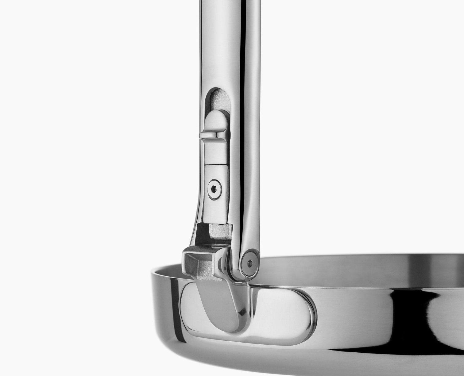 Joseph Joseph Space Steel 24 Cm (9.5") Stainless-Steel Frying Pan With  Folding Handle