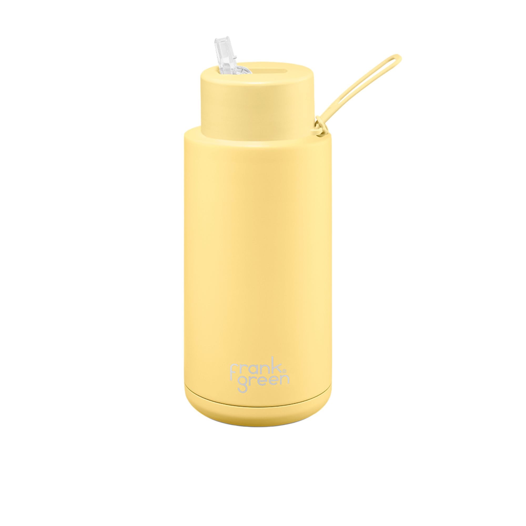 Frank Green 34oz Reusable Bottle (straw) - Buttermilk
