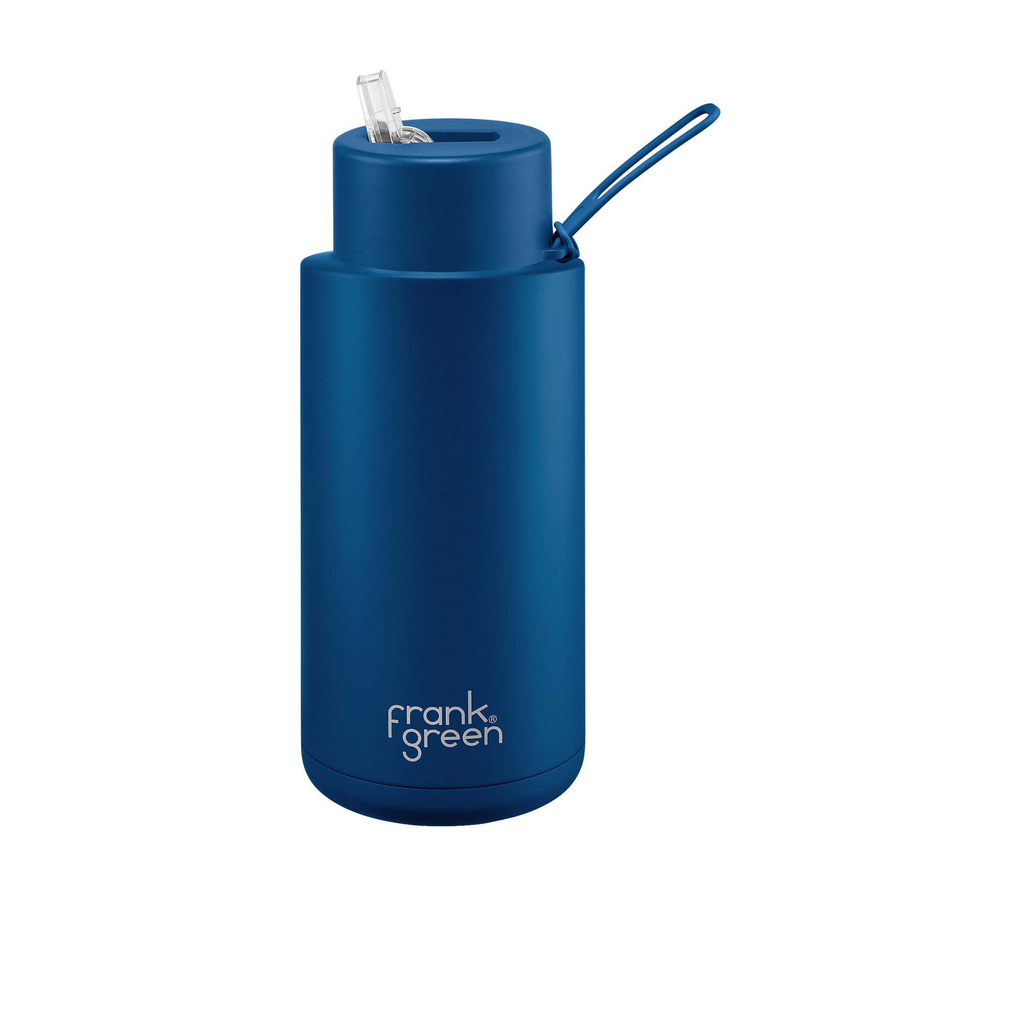 Frank Green 34oz Reusable Bottle (straw) - Deep Ocean