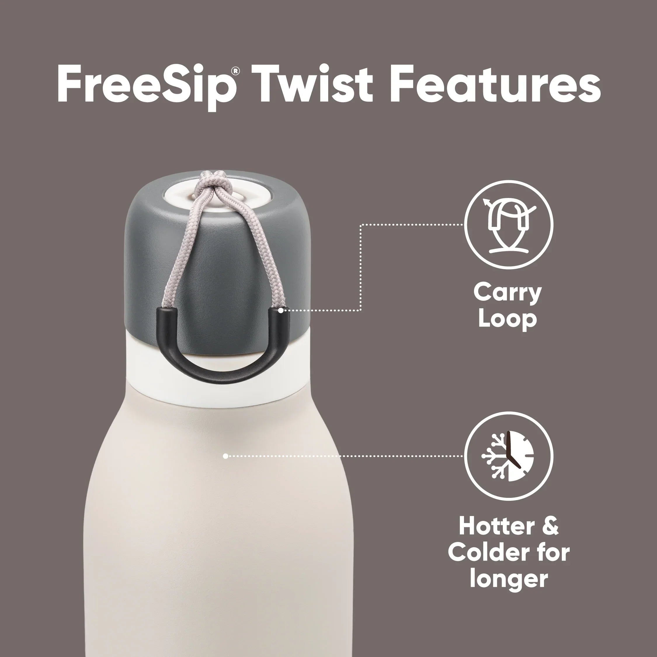 Owala Freesip Twist Bottle 24oz - Rock On