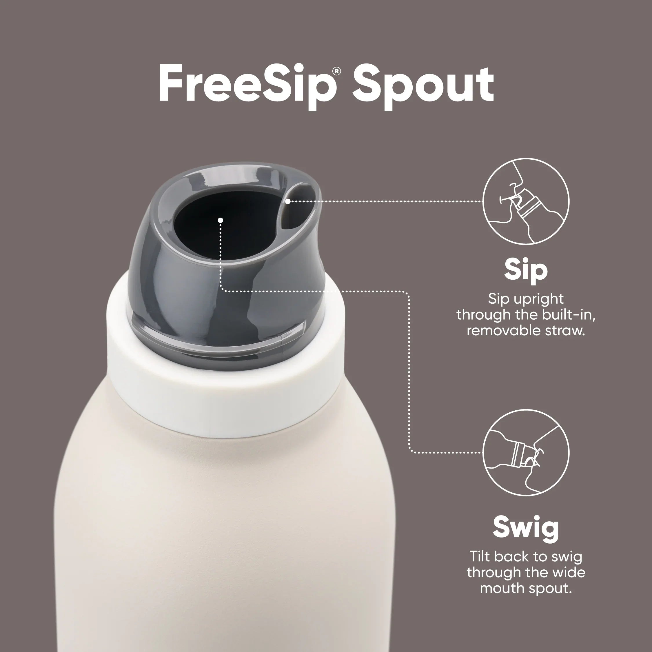 Owala Freesip Twist Bottle 18oz - Rock On